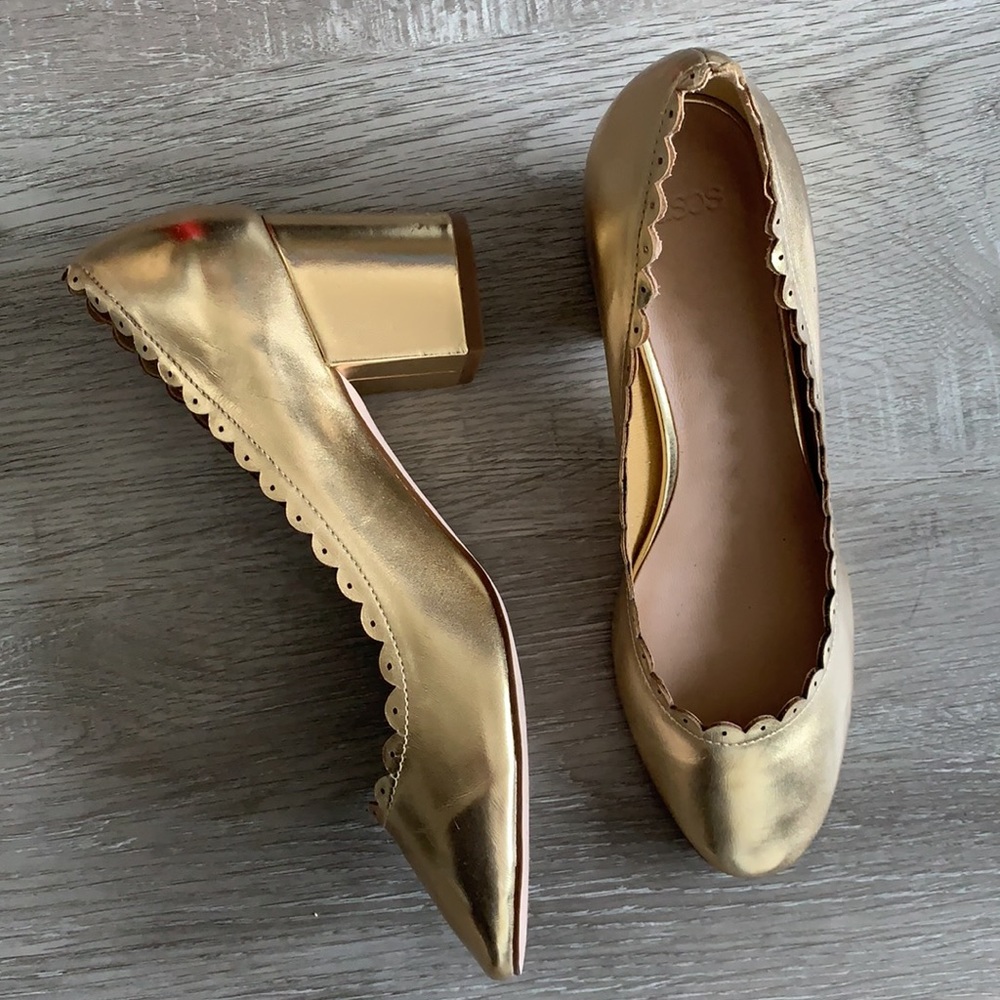 Asos Gold Shoes